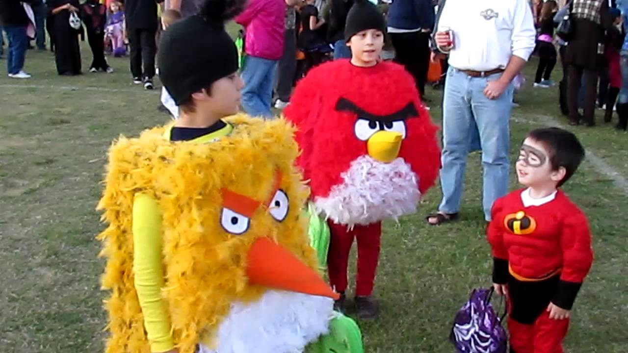 DIY Bird Costume
 Homemade Angry Birds costumes