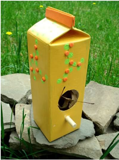 DIY Birdhouses For Kids
 DIY Bird Feeders Projects To Do With Kids