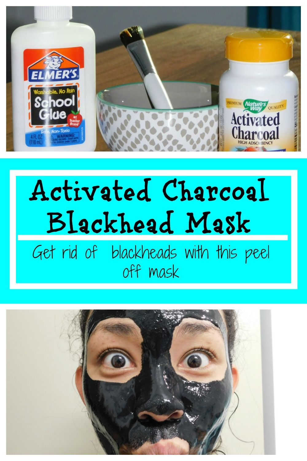 DIY Black Charcoal Mask
 Amazing Blackhead Remover Charcoal Mask