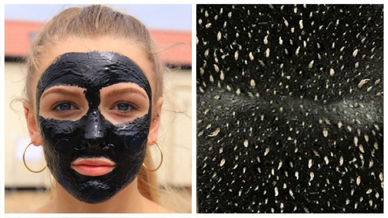 DIY Black Charcoal Mask
 DIY Blackhead Remover Peel f Mask Remove ALL Blackheads