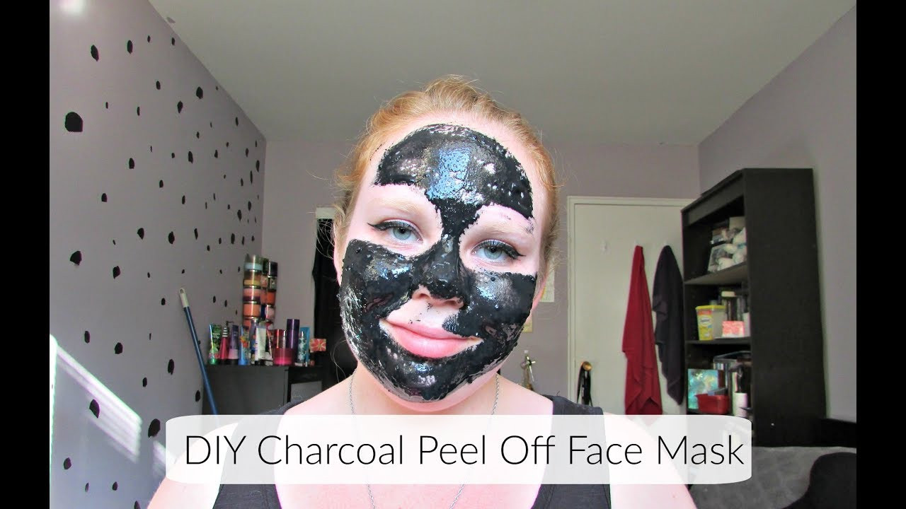 DIY Black Charcoal Peel Off Mask
 DIY Charcoal & Gelatin Peel f Face Mask