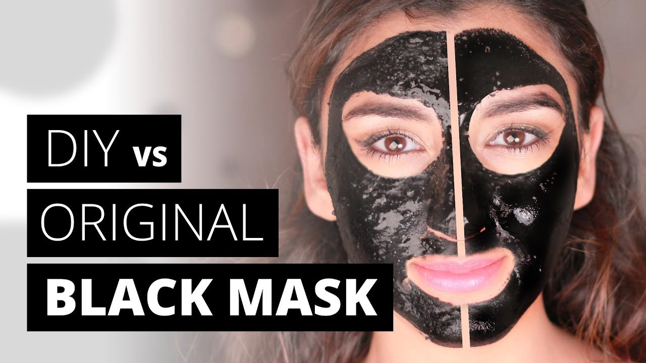 DIY Black Mask
 DIY vs ORIGINAL BLACK MASK Blackhead Remover