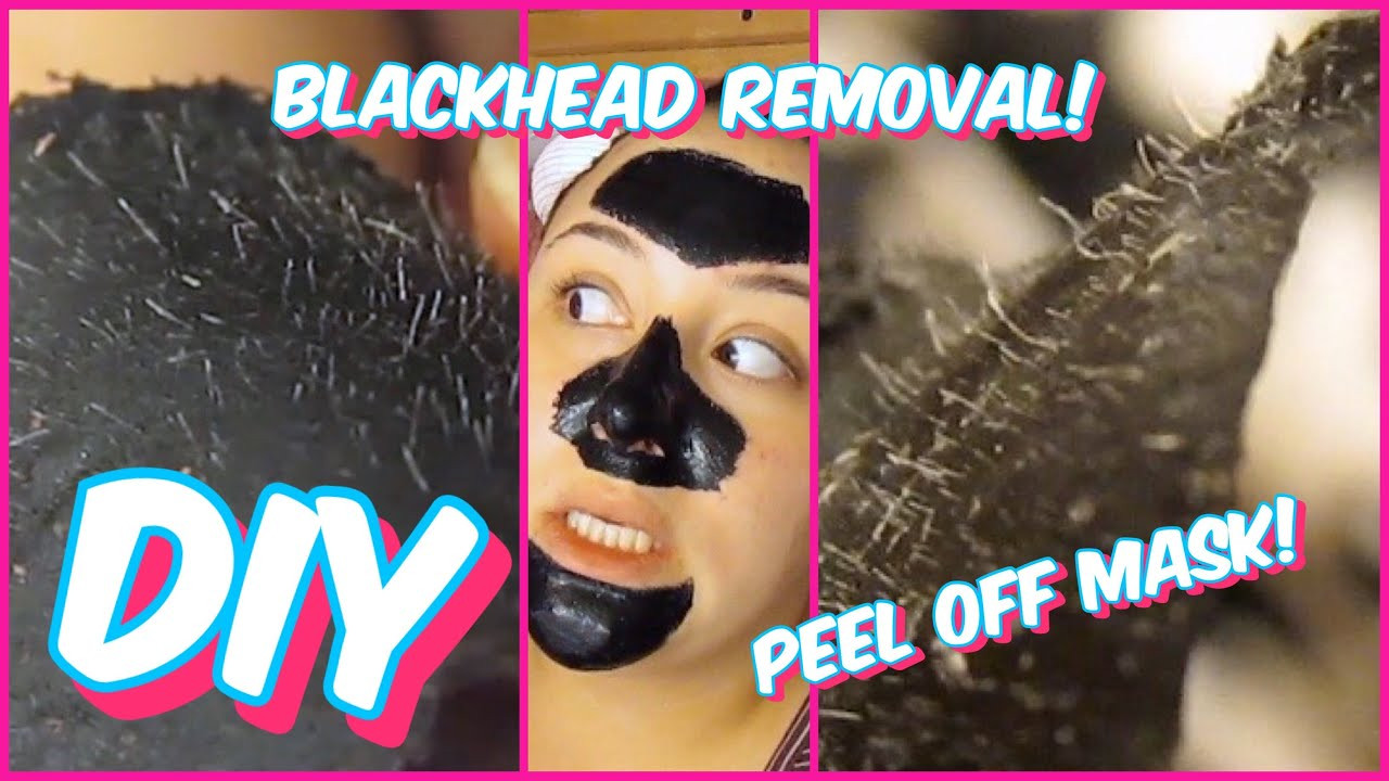 DIY Black Mask
 DIY BLACKHEAD REMOVAL PEEL OFF MASK BEAUTY HACK TESTED