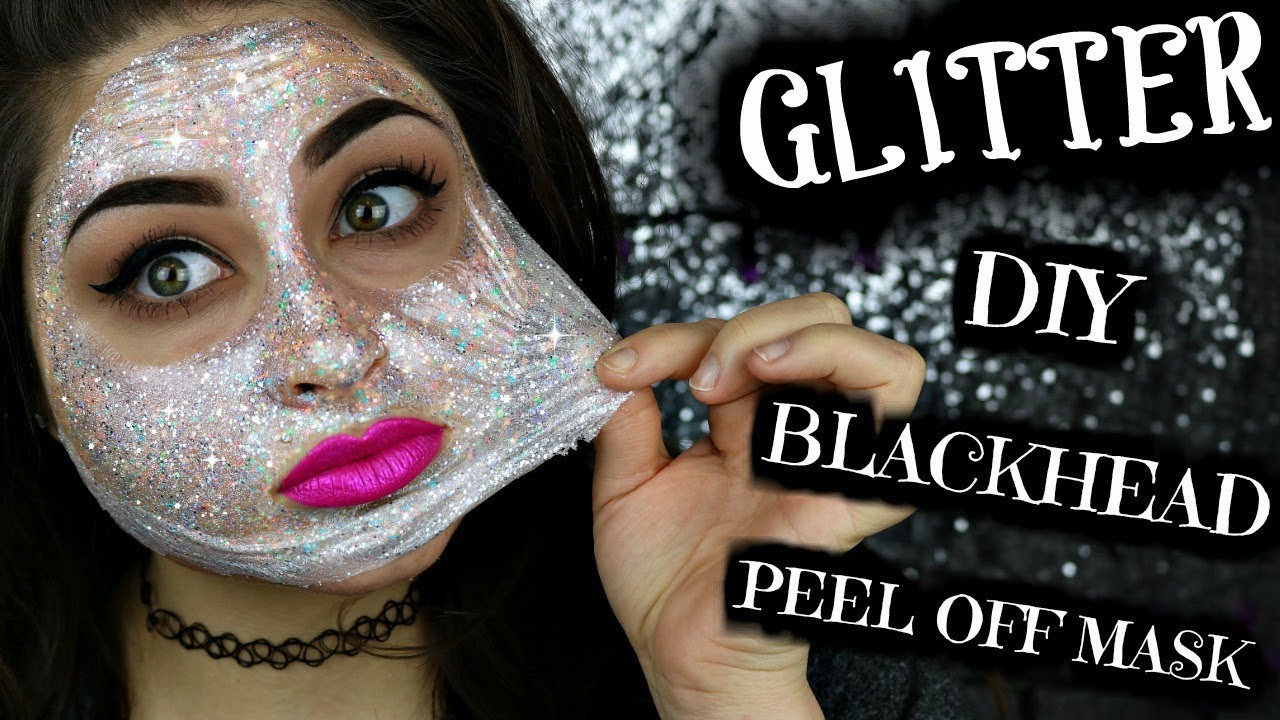 DIY Blackhead Peel Mask
 DIY GLITTER BLACKHEAD MASK Diy Peel f Mask