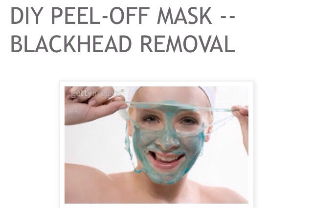 DIY Blackhead Peel Mask
 DIY Peel f Mask Blackhead Removal 💞