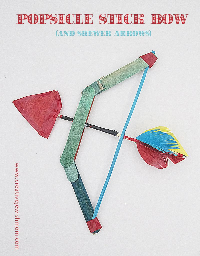DIY Bow And Arrow For Kids
 Kids Crafts For Lag B Omer —A Round Up From The Archives