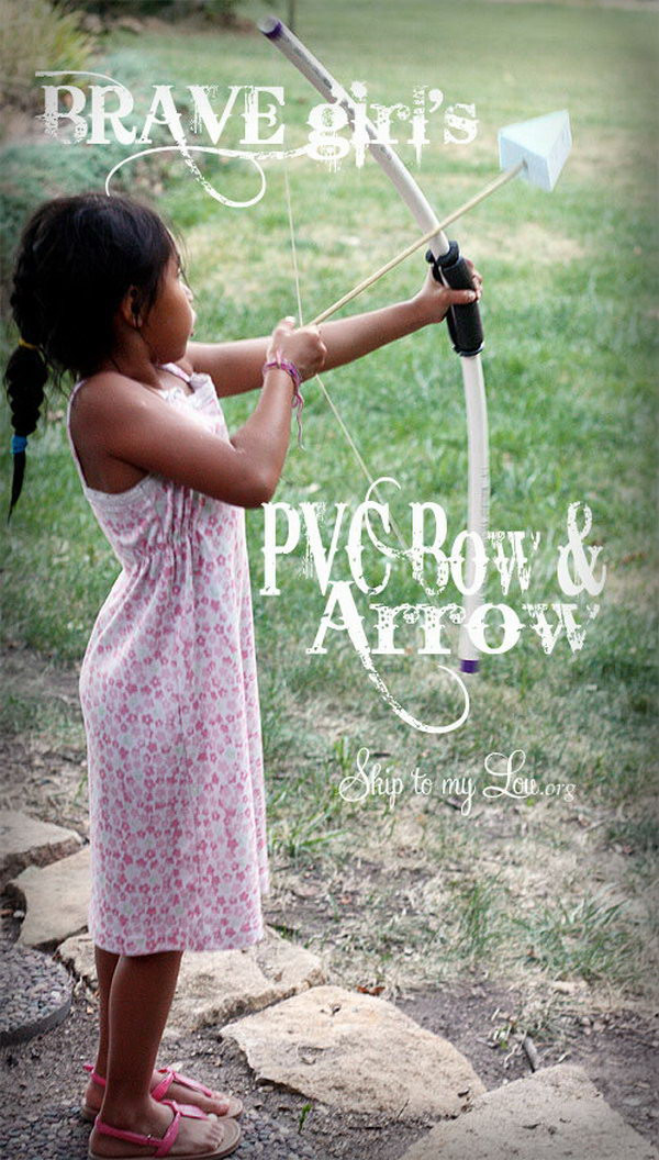DIY Bow And Arrow For Kids
 Fun and Creative DIY PVC Pipe Projects Hative