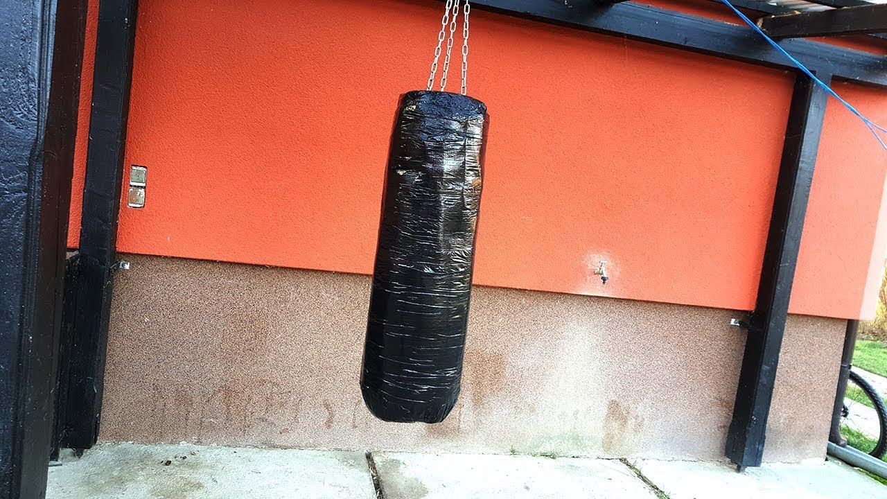 DIY Boxing Bag
 Homemade PUNCHING BAG Vreca za udaranje