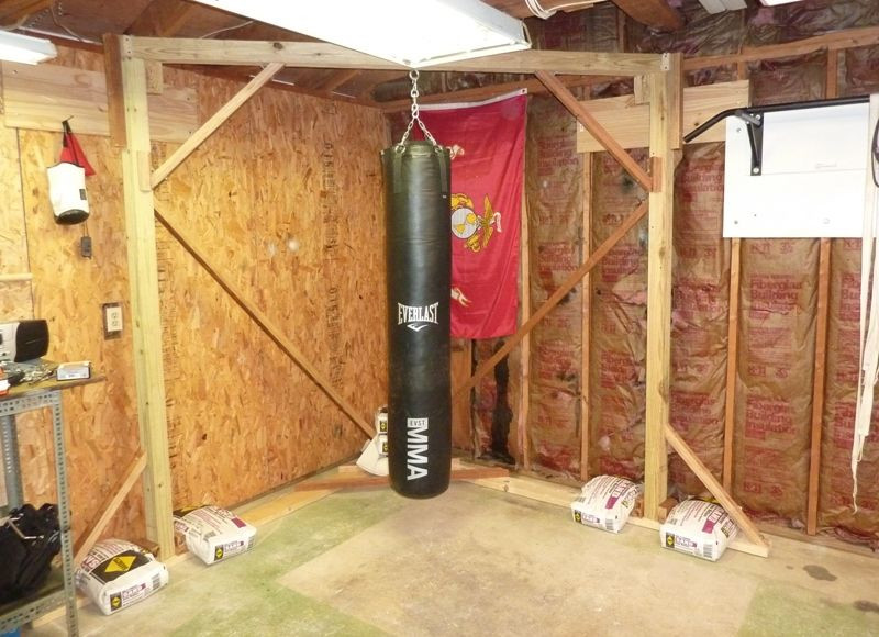 DIY Boxing Bag
 Heavy Bag Stand without worrying about punching away at