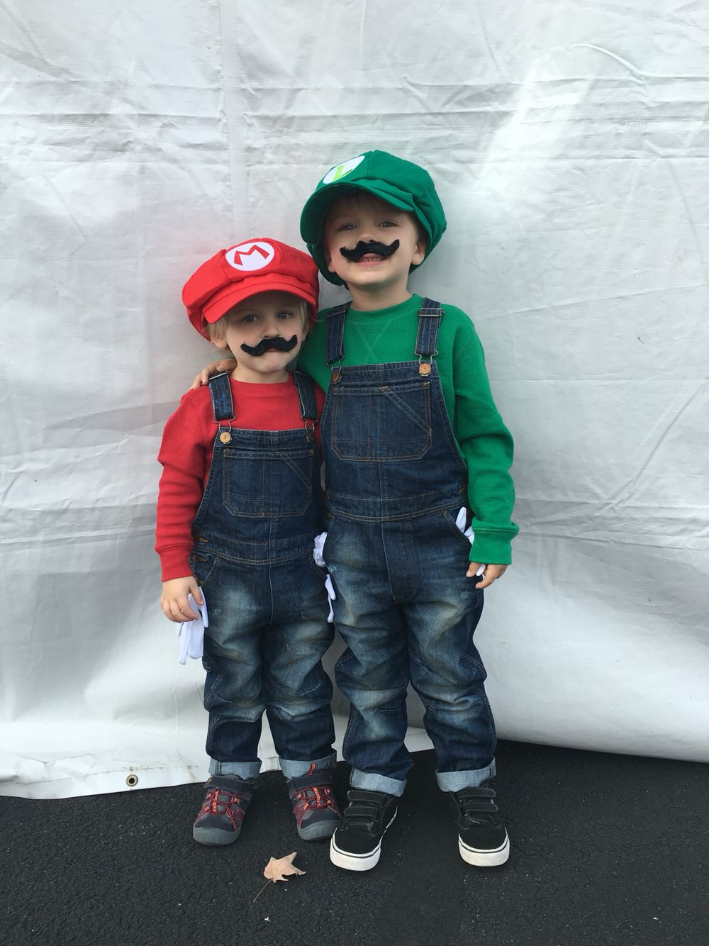 DIY Boy Costumes
 Children s costumes Mario and Luigi Halloween do it