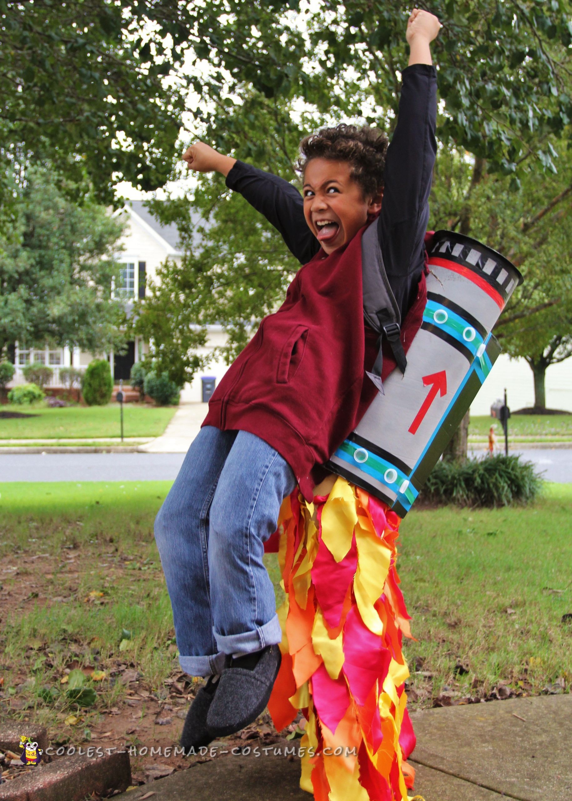 DIY Boy Costumes
 Cool Jet Pack Illusion Costume