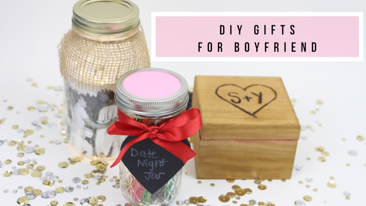 DIY Boyfriend Gifts
 3 DIY Gifts For Boyfriend Husband ♥