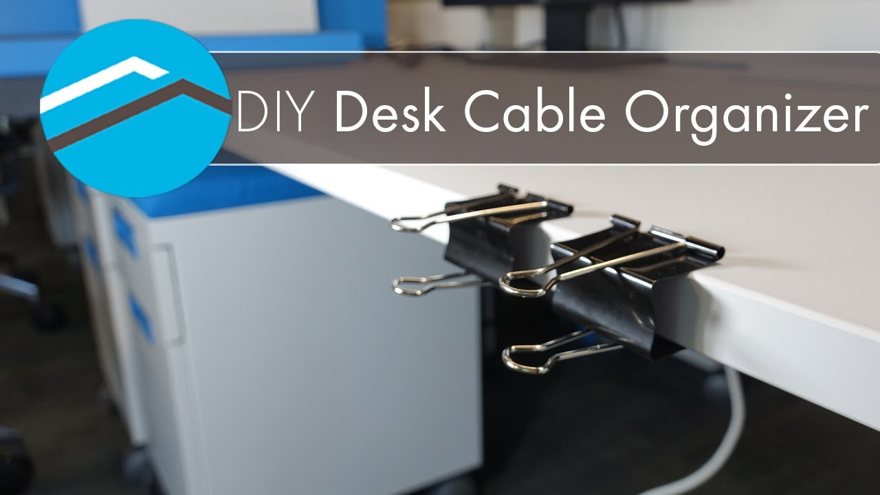 DIY Cable Organizer
 DIY Desk Cable Organizer Waypoint Homes