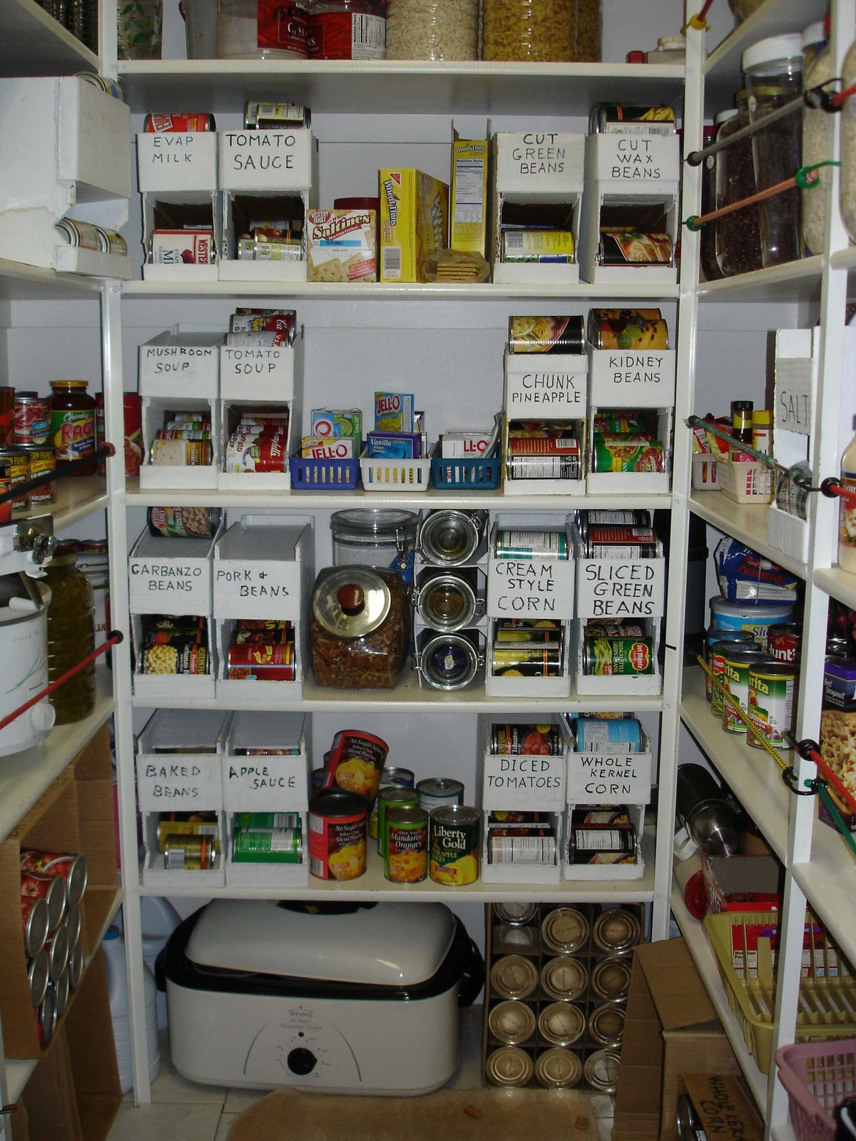 DIY Canned Food Organizer
 Free line Stuff Video Stuff DIY Can Organizer