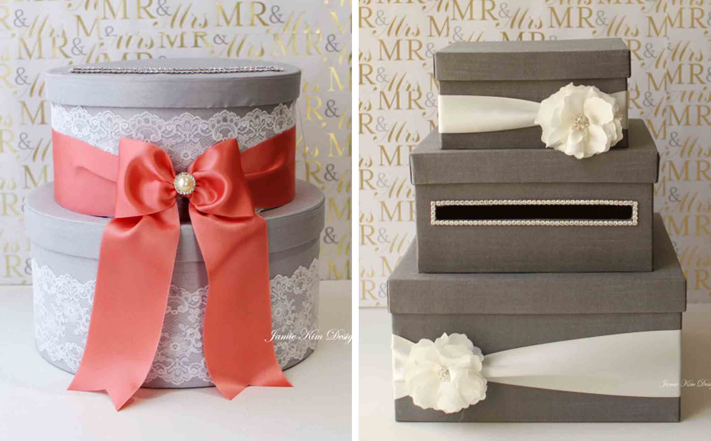DIY Card Box For Wedding
 18 DIY Wedding Card Boxes For Your Guests To Slip Your