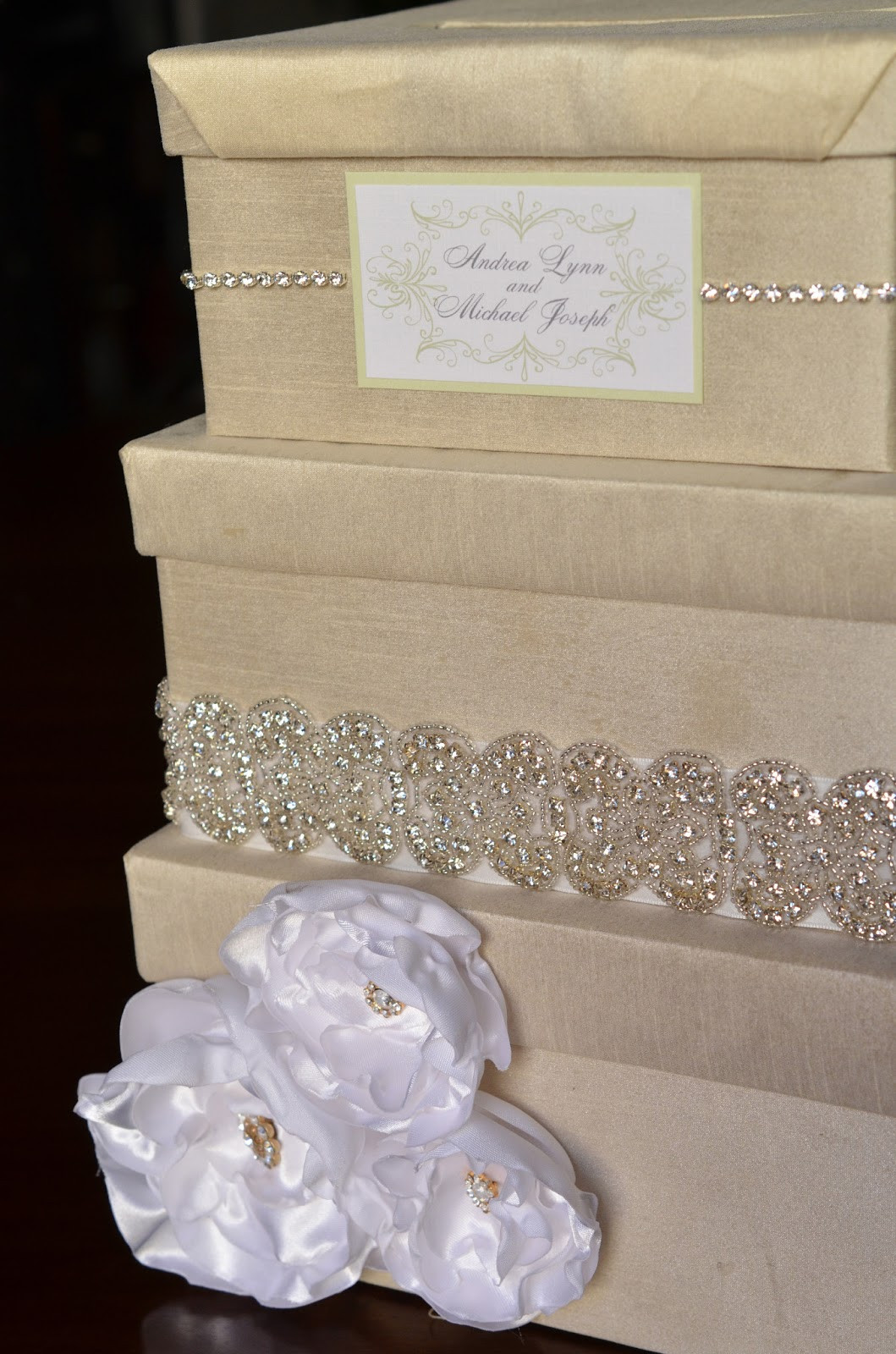 DIY Card Box For Wedding
 DIY Wedding Card Box Tutorial Andrea Lynn HANDMADE