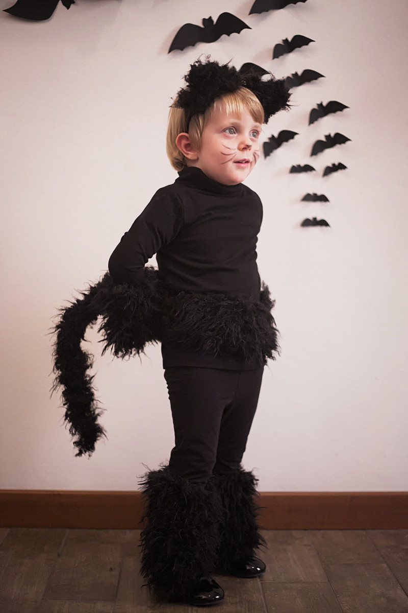 Diy Cat Costume Child
 Halloween kids costumes black cat part I Fannice Kids