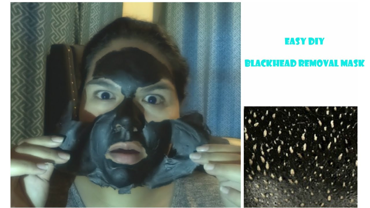 DIY Charcoal Blackhead Mask
 Easy DIY Peel off Blackhead Removal Mask Beauty Hacks