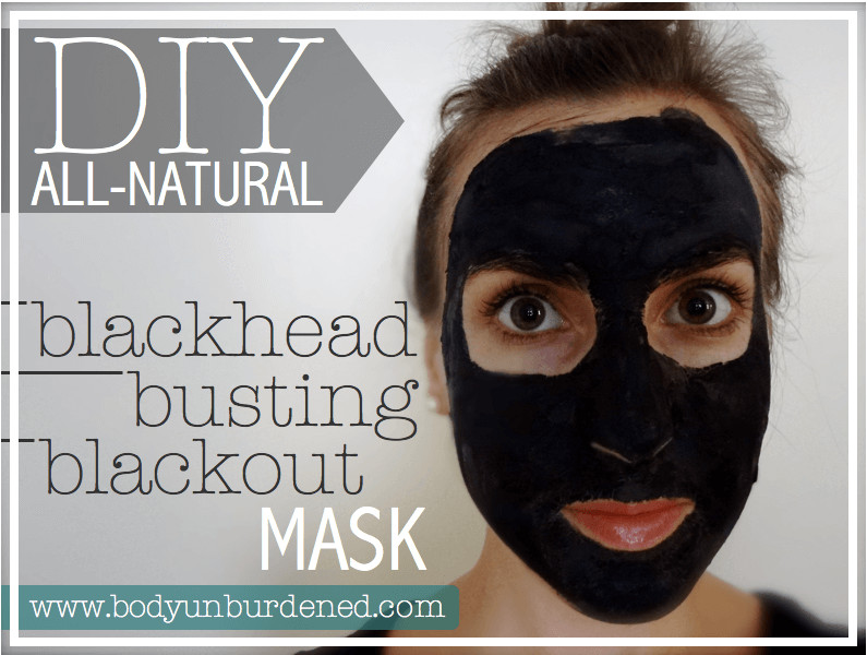 DIY Charcoal Blackhead Mask
 DIY all natural blackhead busting blackout mask