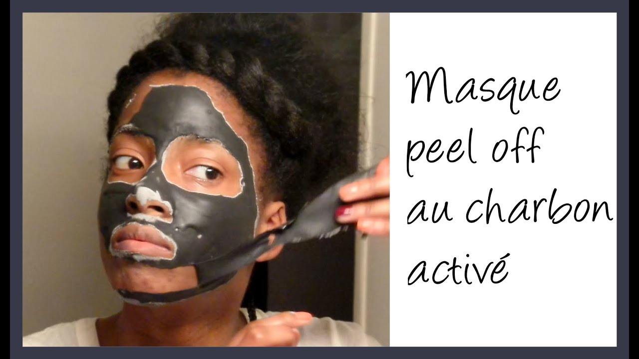 DIY Charcoal Face Mask Peel Off
 Masque peel off au charbon activé DIY Activated