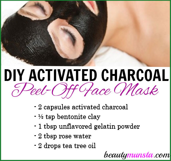 DIY Charcoal Face Mask Peel Off
 DIY Activated Charcoal Peel f Mask beautymunsta free
