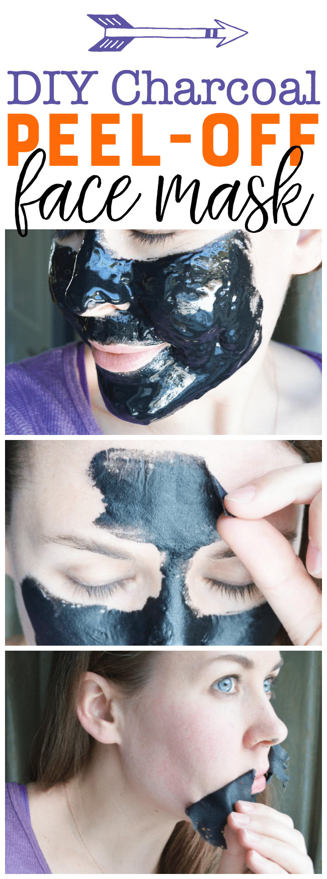 DIY Charcoal Face Mask Peel Off
 DIY Charcoal Peel f Mask Easy Blackhead Busting Mask