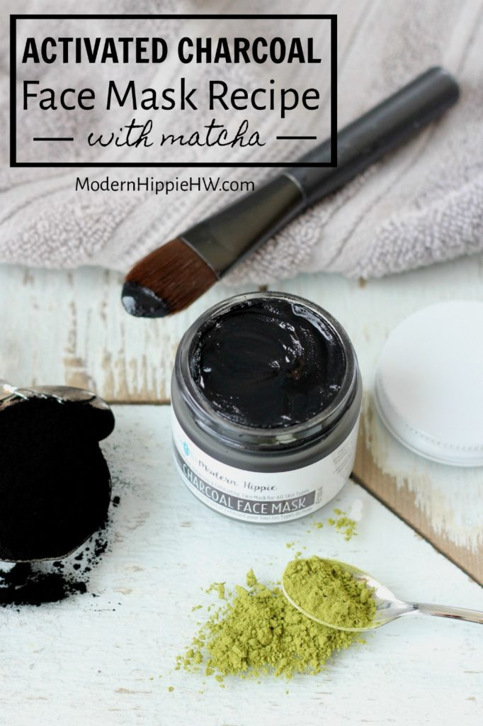 DIY Charcoal Mask Recipe
 Activated Charcoal Face Mask Recipe with Matcha and Clay