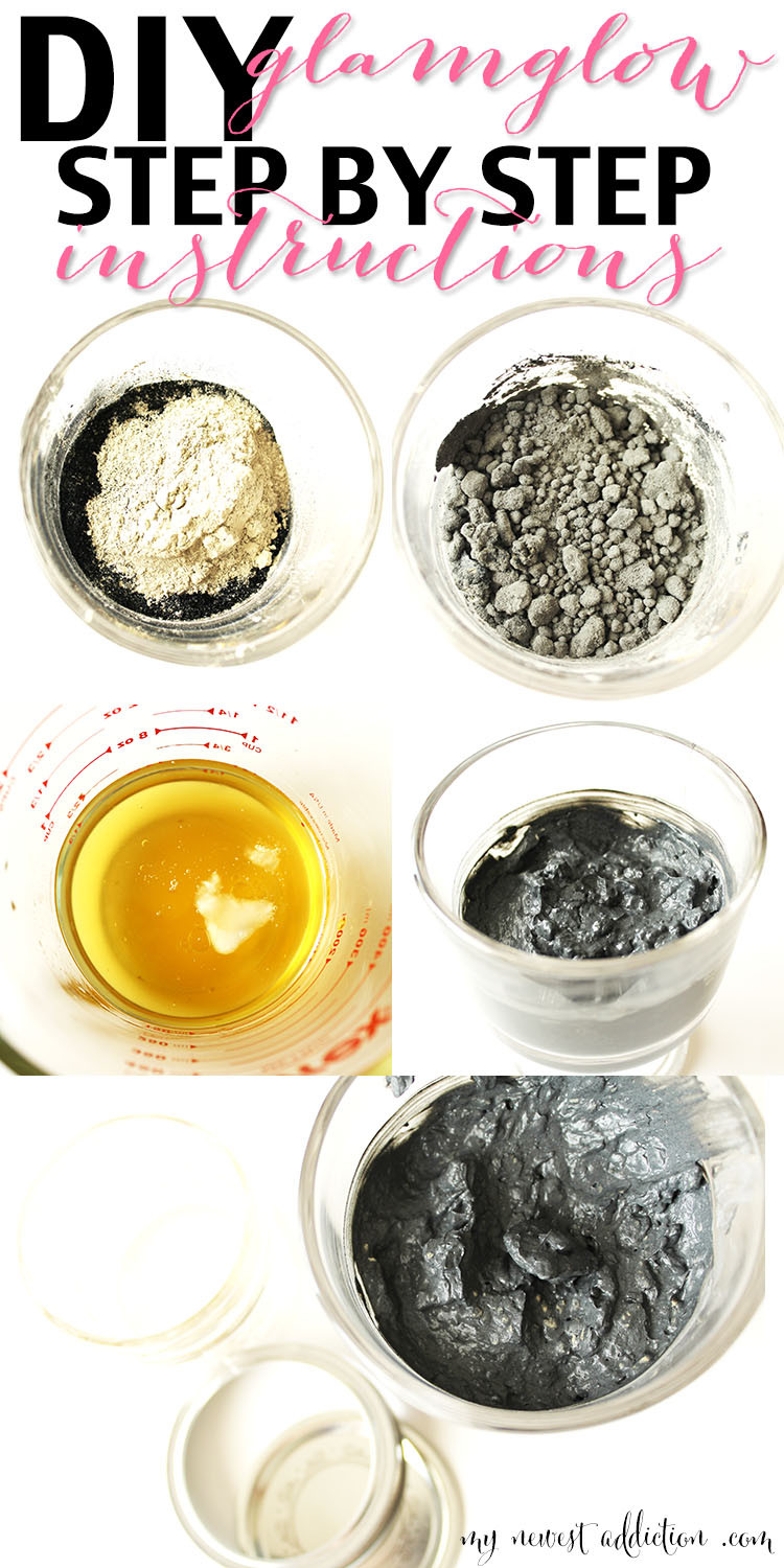 DIY Charcoal Mask Recipe
 DIY Glamglow Inspired Mask My Newest Addiction