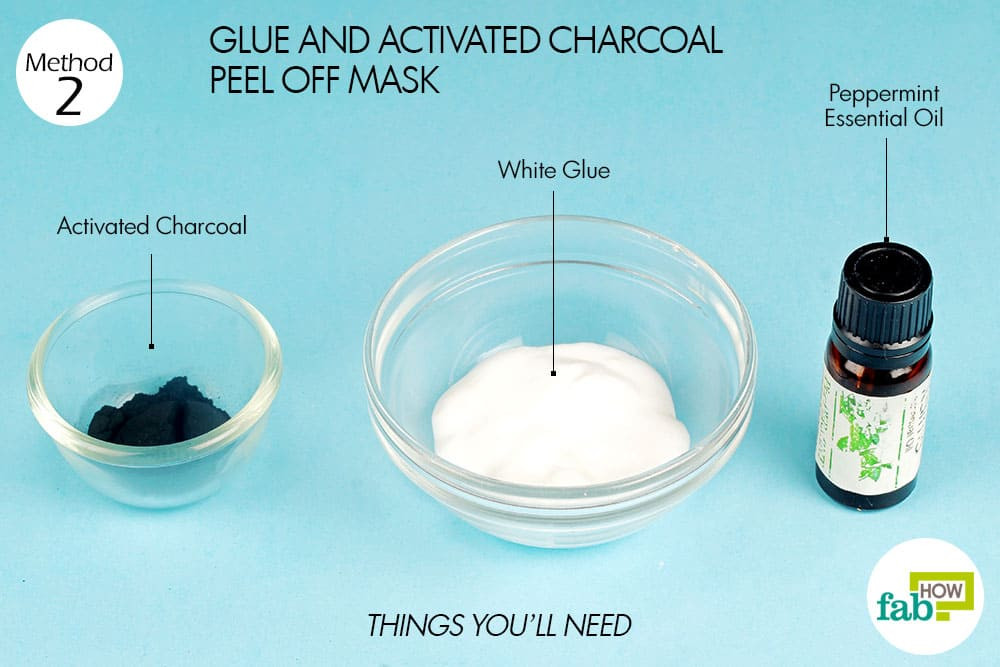 DIY Charcoal Mask With Glue
 5 DIY Peel f Facial Masks to Deep Clean Pores and