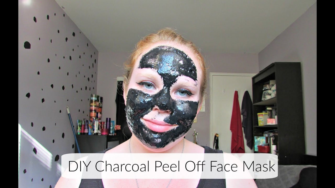 DIY Charcoal Peel Off Mask
 DIY Charcoal & Gelatin Peel f Face Mask