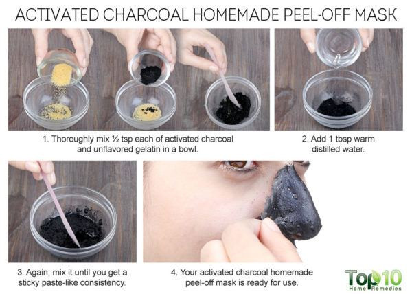 DIY Charcoal Peel Off Mask
 Homemade Peel f Masks for Glowing Spotless Skin