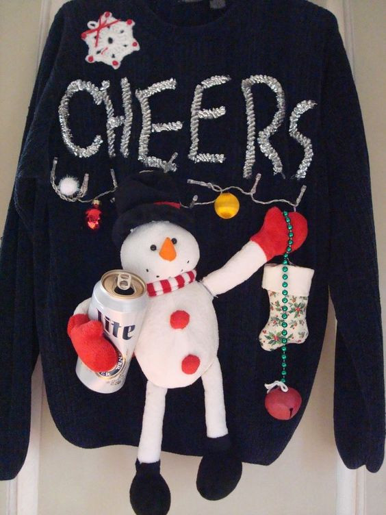 DIY Children'S Ugly Christmas Sweater
 51 Ugly Christmas Sweater Ideas So You Can Be Gaudy and