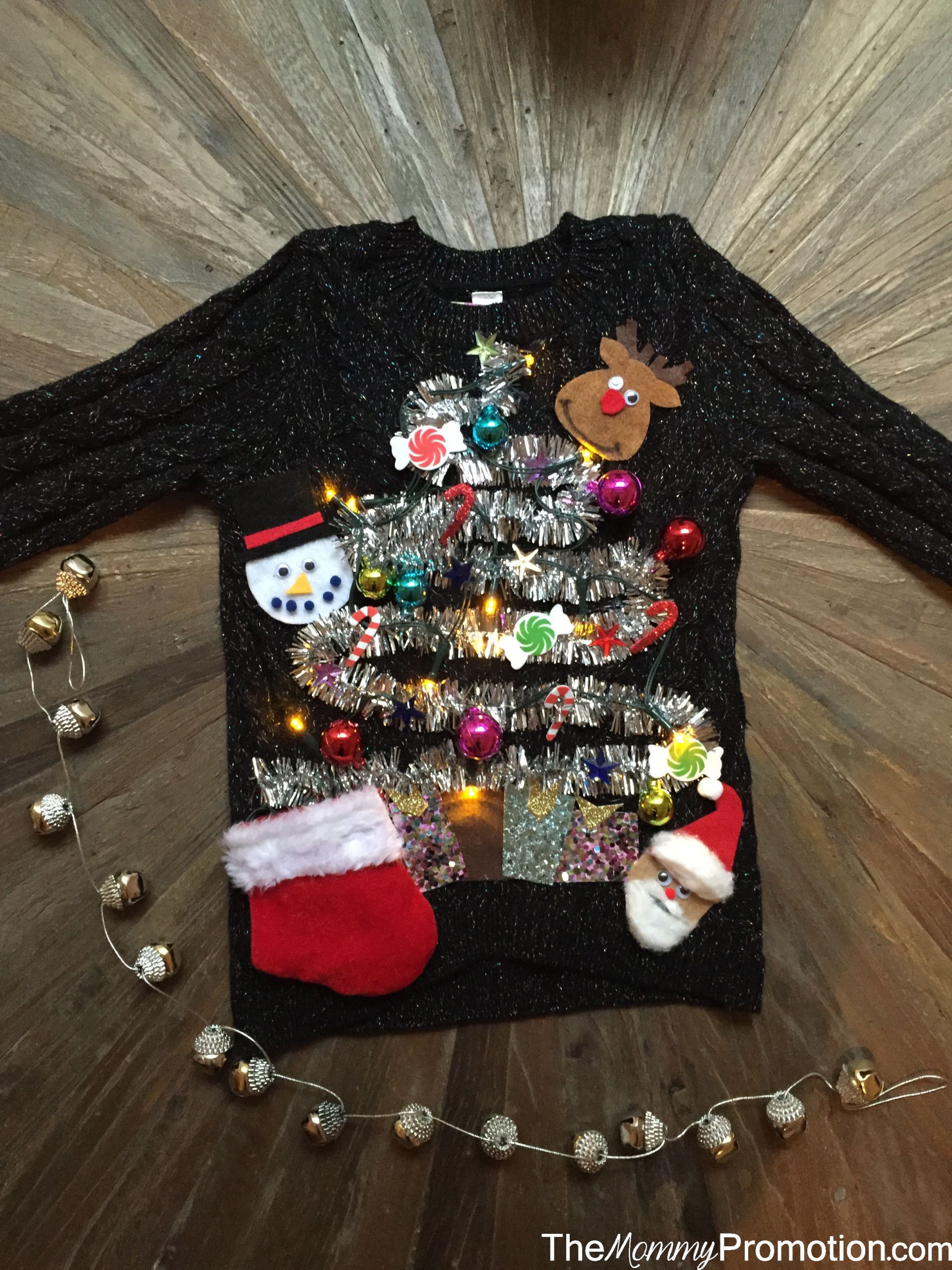 DIY Children'S Ugly Christmas Sweater
 DIY Ugly Cute Christmas Sweater – for Kids – The Mommy