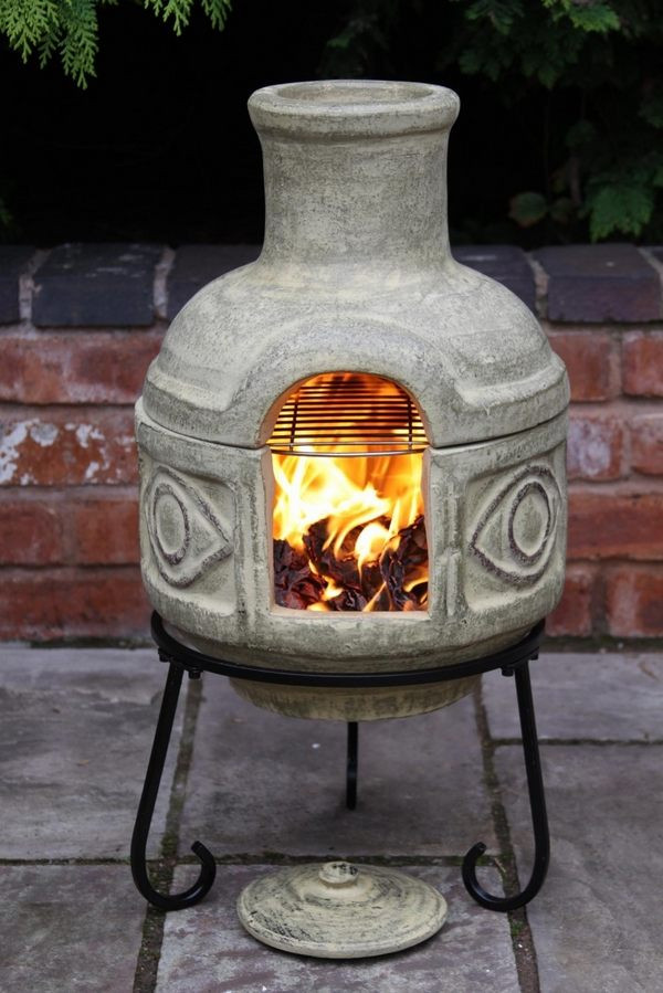DIY Chiminea Outdoor Fireplace
 Chiminea – patio fireplace ideas to stay warm in the outside