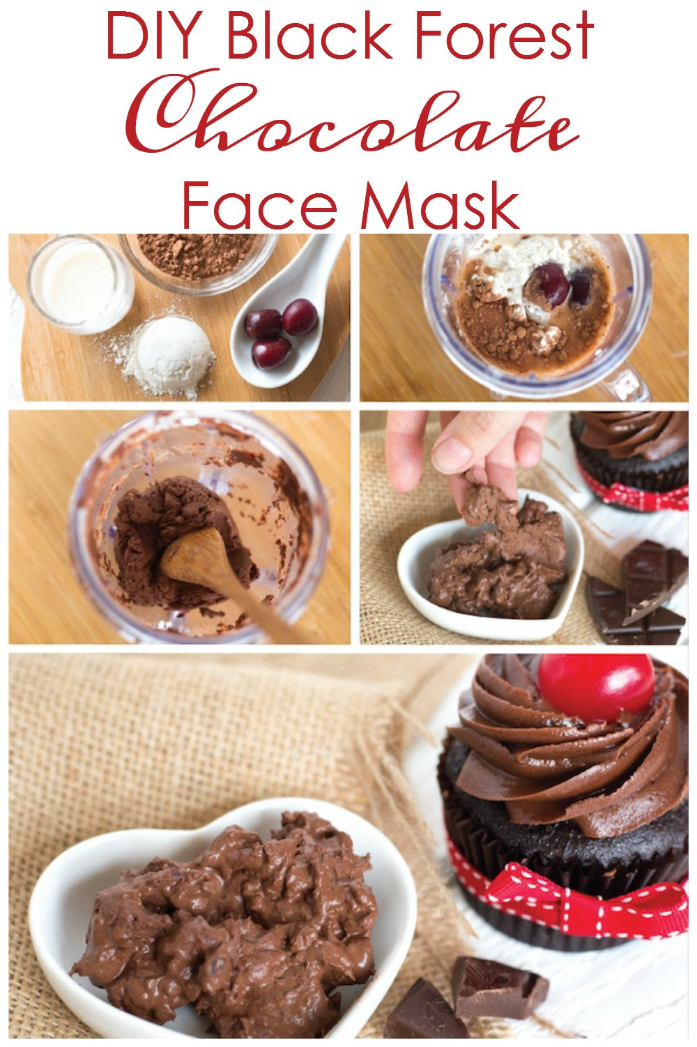 DIY Chocolate Face Mask
 How to Make a DIY Black Forest Chocolate Face Mask Style