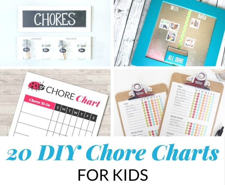 DIY Chore Chart For Kids
 20 DIY CHORE CHARTS FOR KIDS