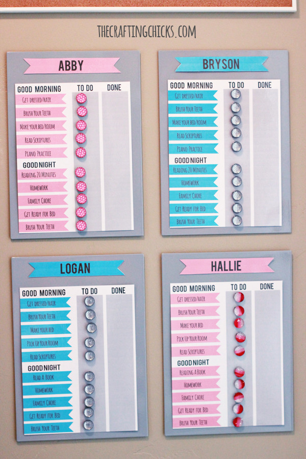DIY Chore Chart For Kids
 19 Creative DIY Chore Charts That Really Work Shelterness