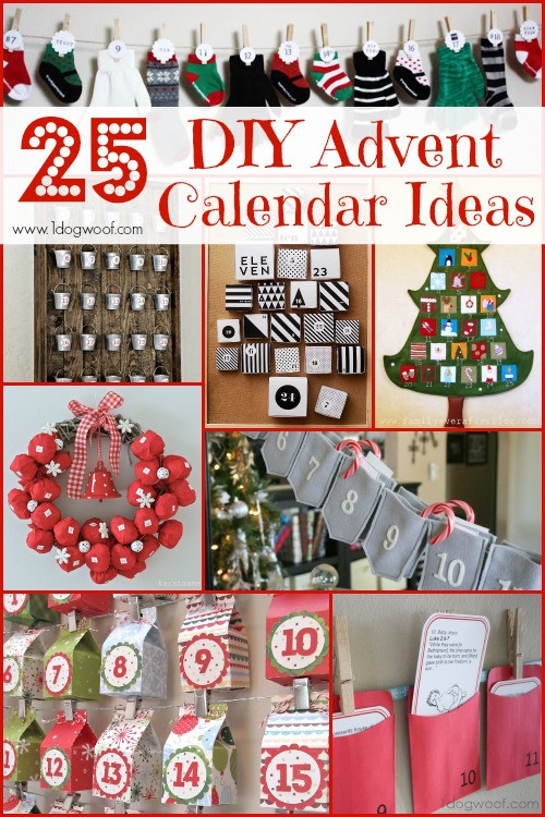 DIY Christmas Calendar
 25 DIY Christmas Advent Calendar Ideas e Dog Woof