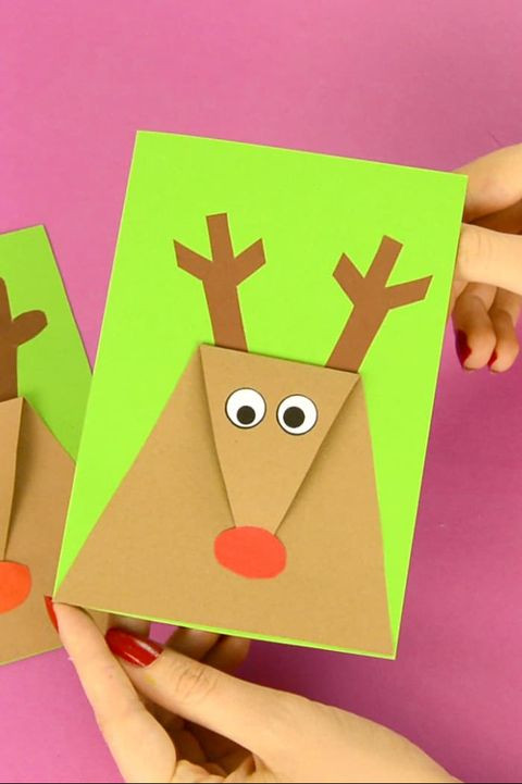 DIY Christmas Card For Kids
 39 DIY Christmas Cards Homemade Christmas Card Ideas 2019