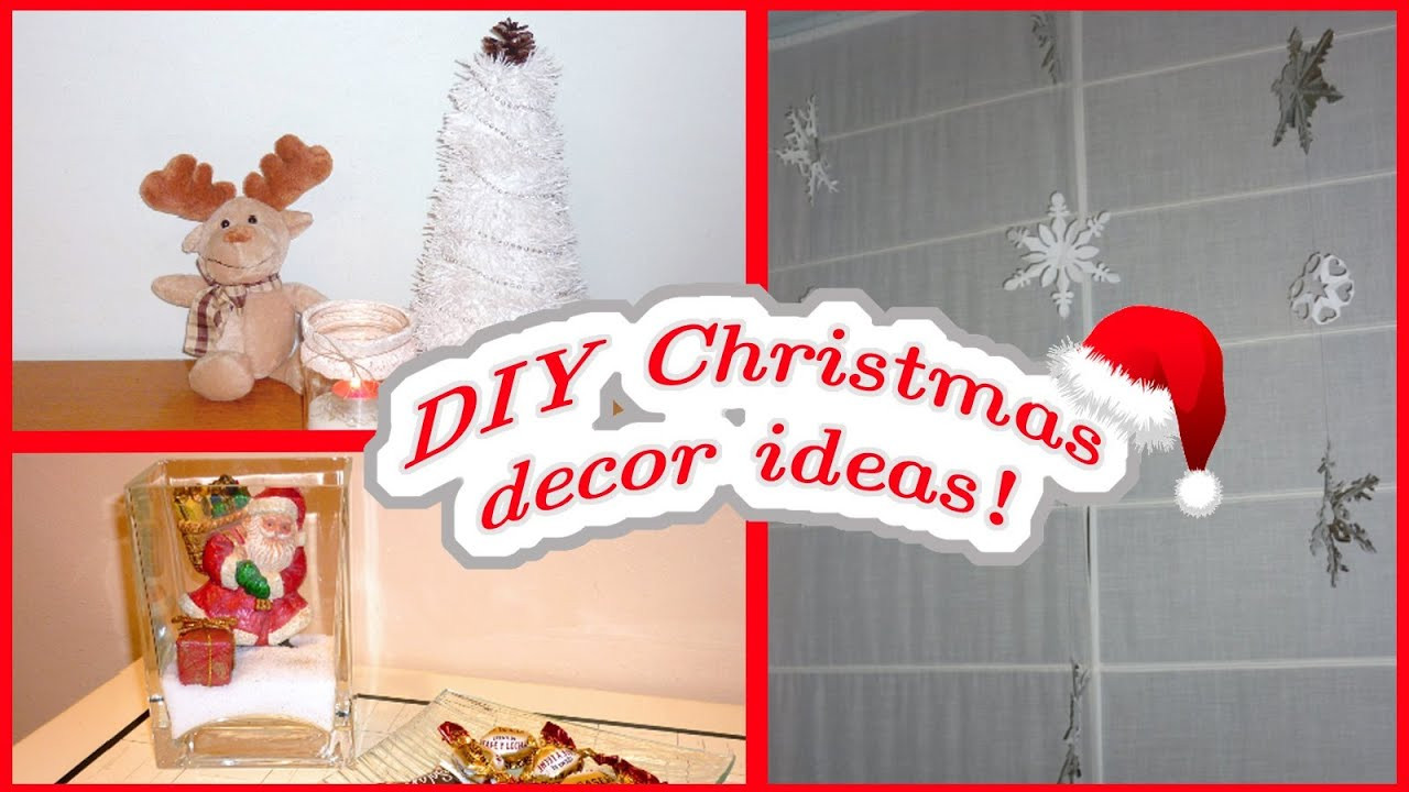 DIY Christmas Decorations For Your Room
 DIY CHRISTMAS DECOR Easy & affordable ideas