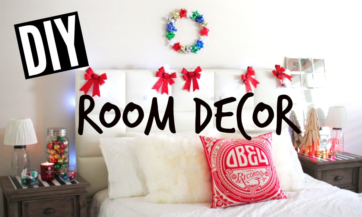 DIY Christmas Decorations For Your Room
 DIY Holiday Room Decor Easy Tumblr Christmas Room