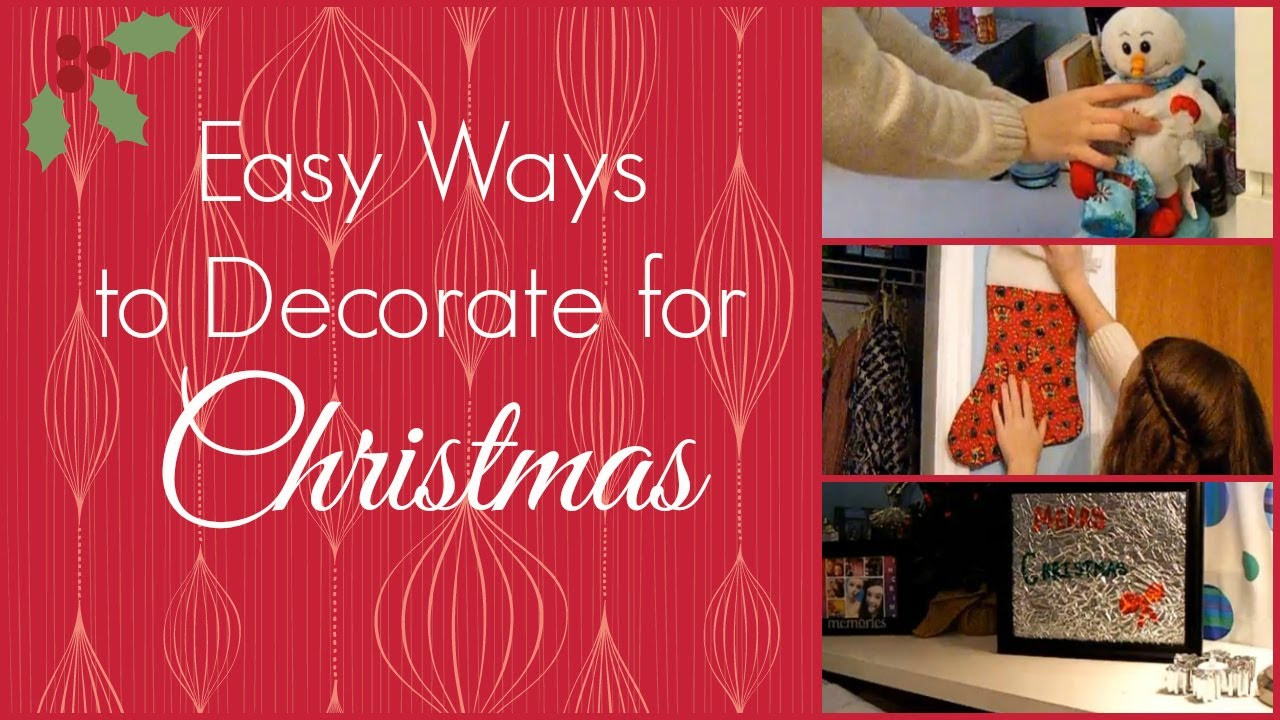 DIY Christmas Decorations For Your Room
 Easy Ways to Decorate Your Room for Christmas Cute and