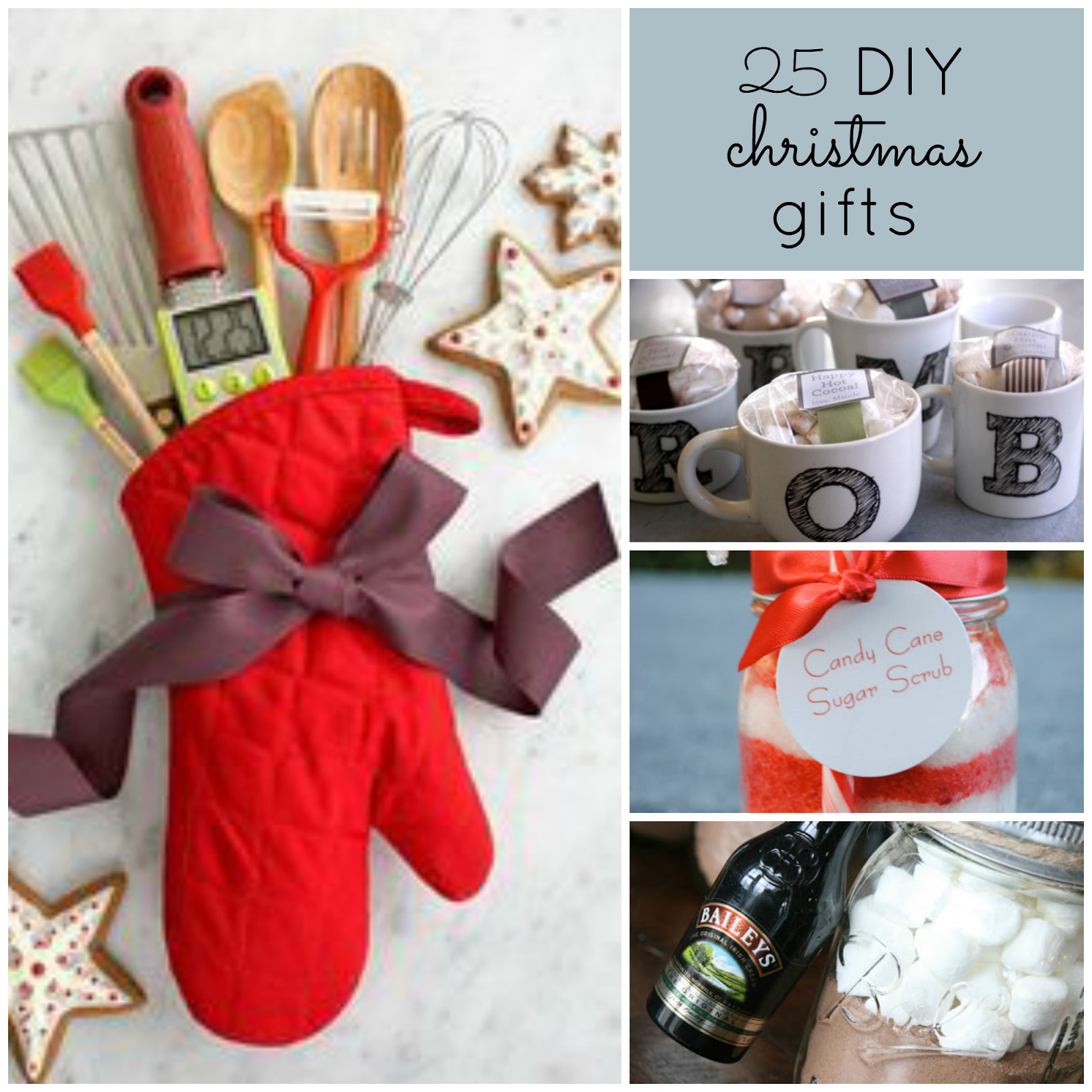DIY Christmas Gifts
 The Upstairs Crafter Good Ideas 25 DIY Christmas Gifts