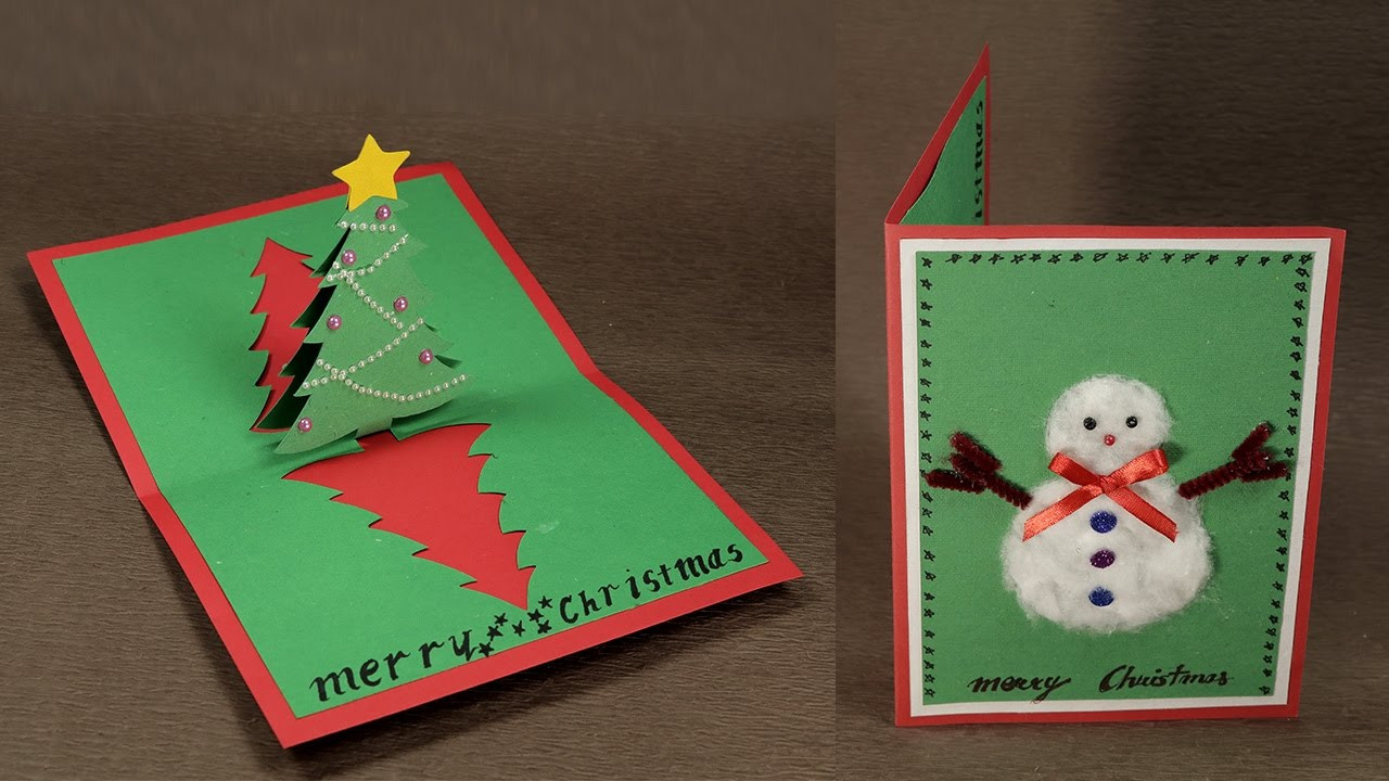 DIY Christmas Photo Card
 How to Make DIY Pop Up Christmas Card with Tree and