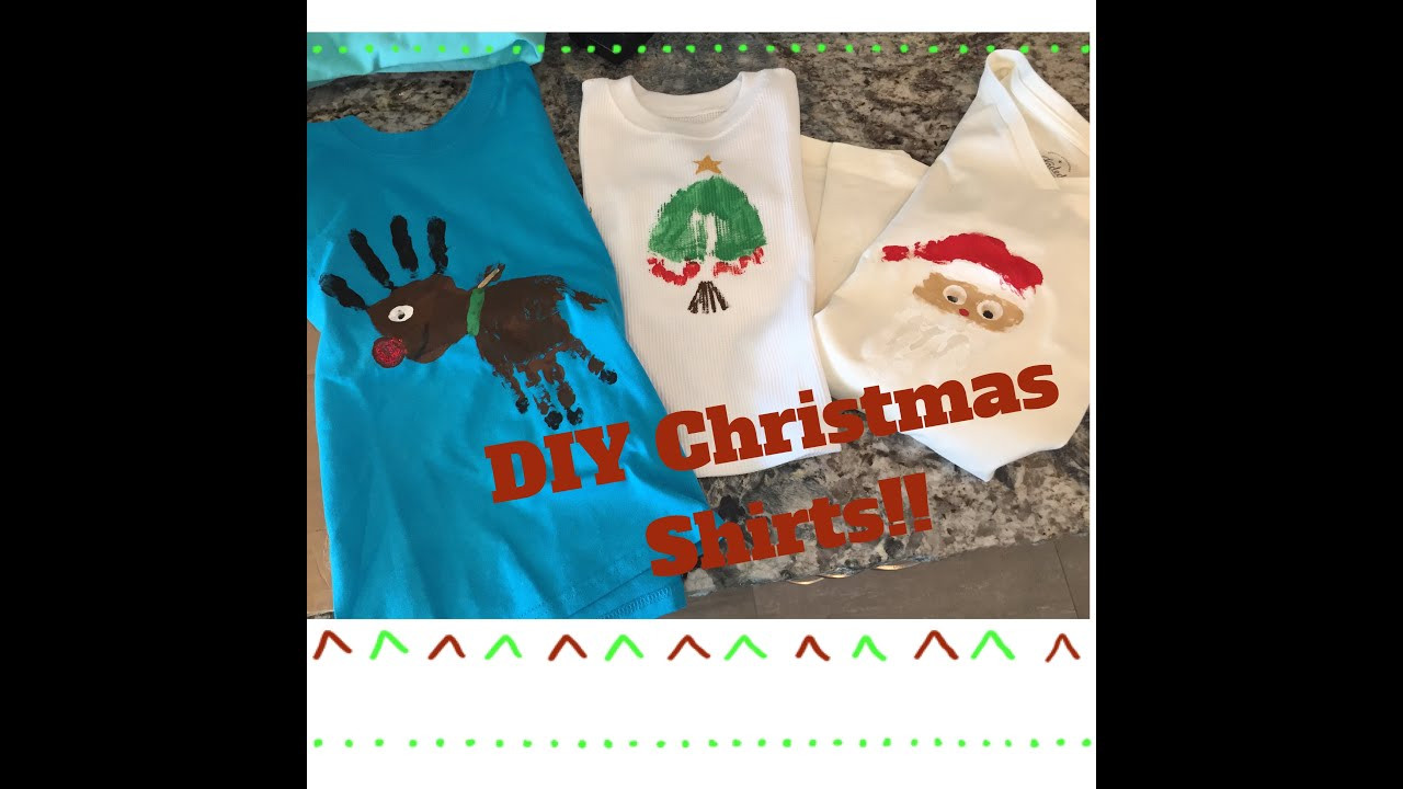 DIY Christmas Shirts
 3 DIY Christmas Shirts