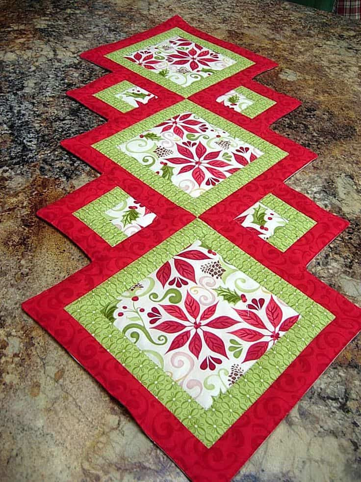 DIY Christmas Table Runner
 17 DIY Quilted Table Runner Ideas For All Year Round