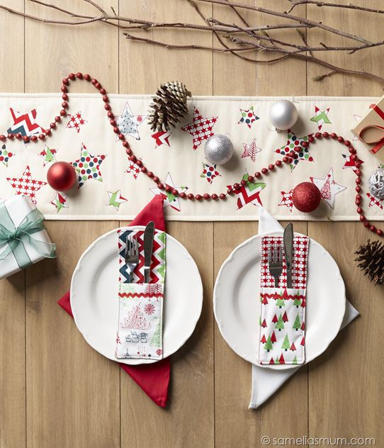 DIY Christmas Table Runner
 187 best images about Tablerunners and Placemats to make