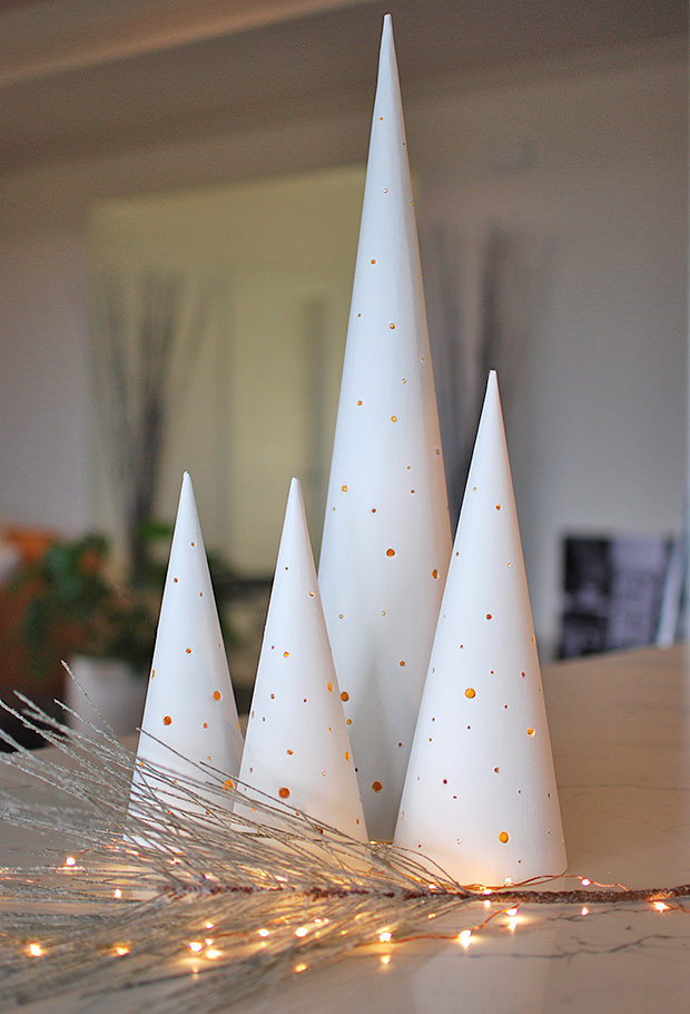 DIY Christmas Tree Cone
 Do It Yourself • Modern Christmas Cone Trees • The Bud