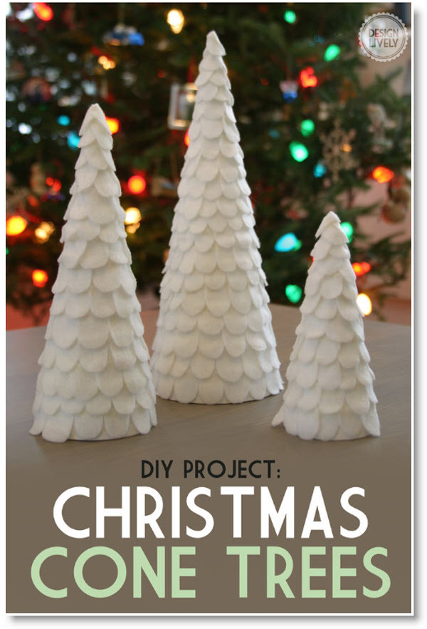 DIY Christmas Tree Cone
 Easy DIY Cone Christmas Tree – Felting