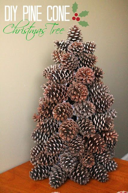 DIY Christmas Tree Cone
 Louisiana Bride How to Make a Pine Cone Christmas Tree